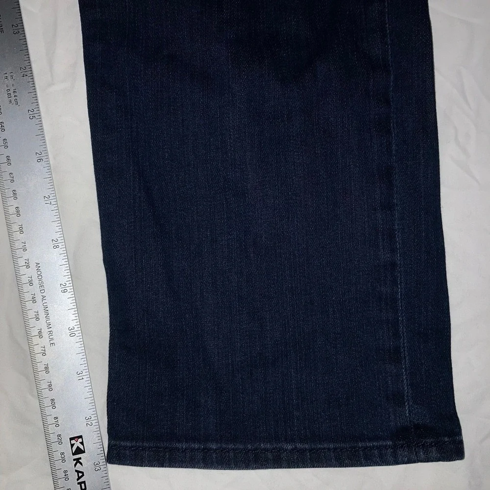 True Religion Jeans Mens 44x33 Geno Relaxed Slim Streetwear USA Denim Dark Blue